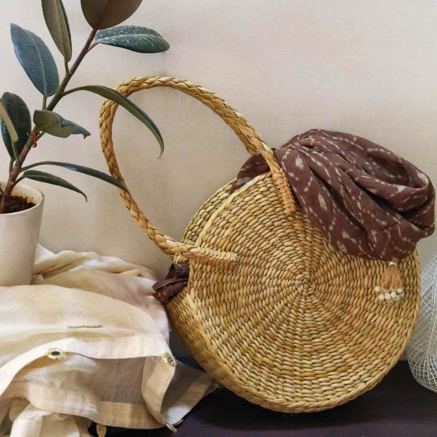 Shoulder Bag - Water Reed (Kauna Grass) view 2