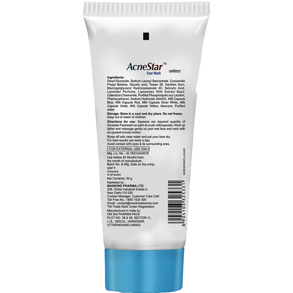 AcneStar Face Wash 50 Gms view 2
