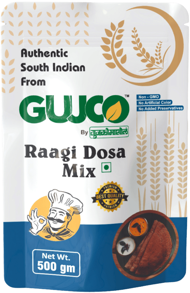 GUJCO Raagi Dosa Mix - Authentic South Indian, 500g