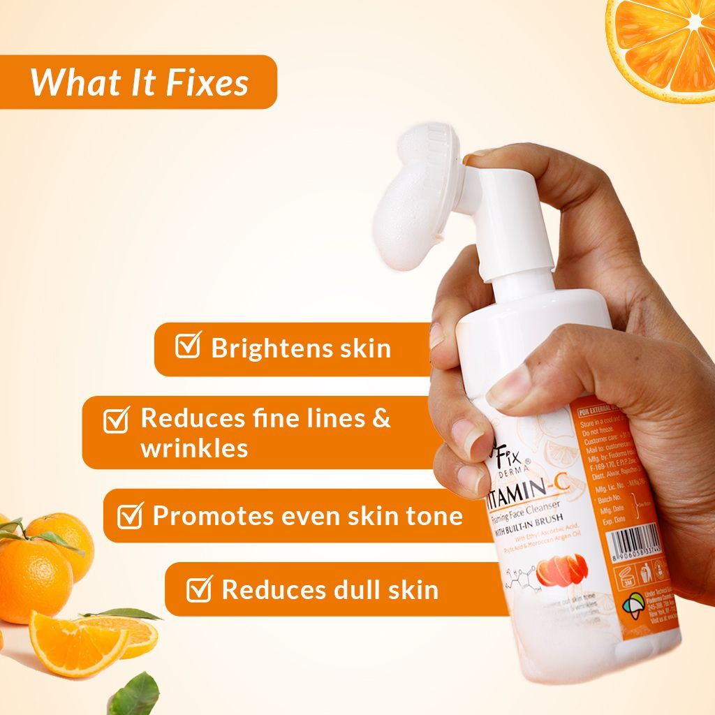Fixderma Vitamin C Foaming Face Cleanser view 2