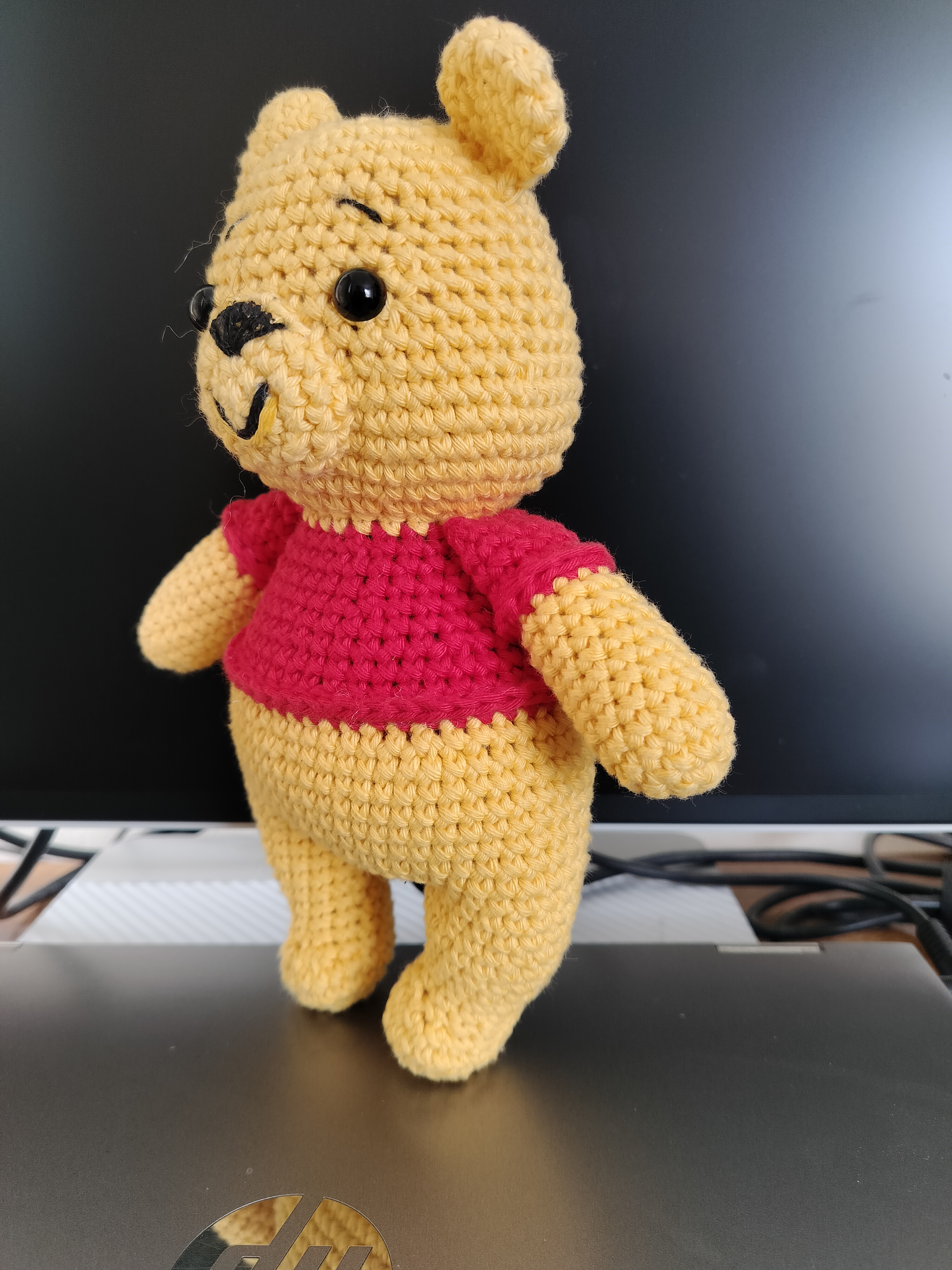 The Inspiring Winnie Crochet Toy view 2