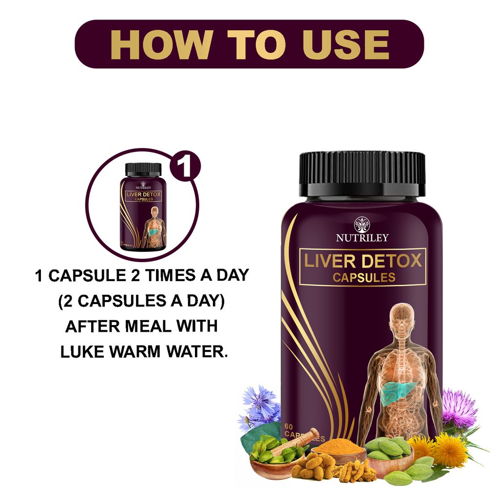 Nutriley Liver Detox Capsules for Liver Health (60 Capsules) view 2