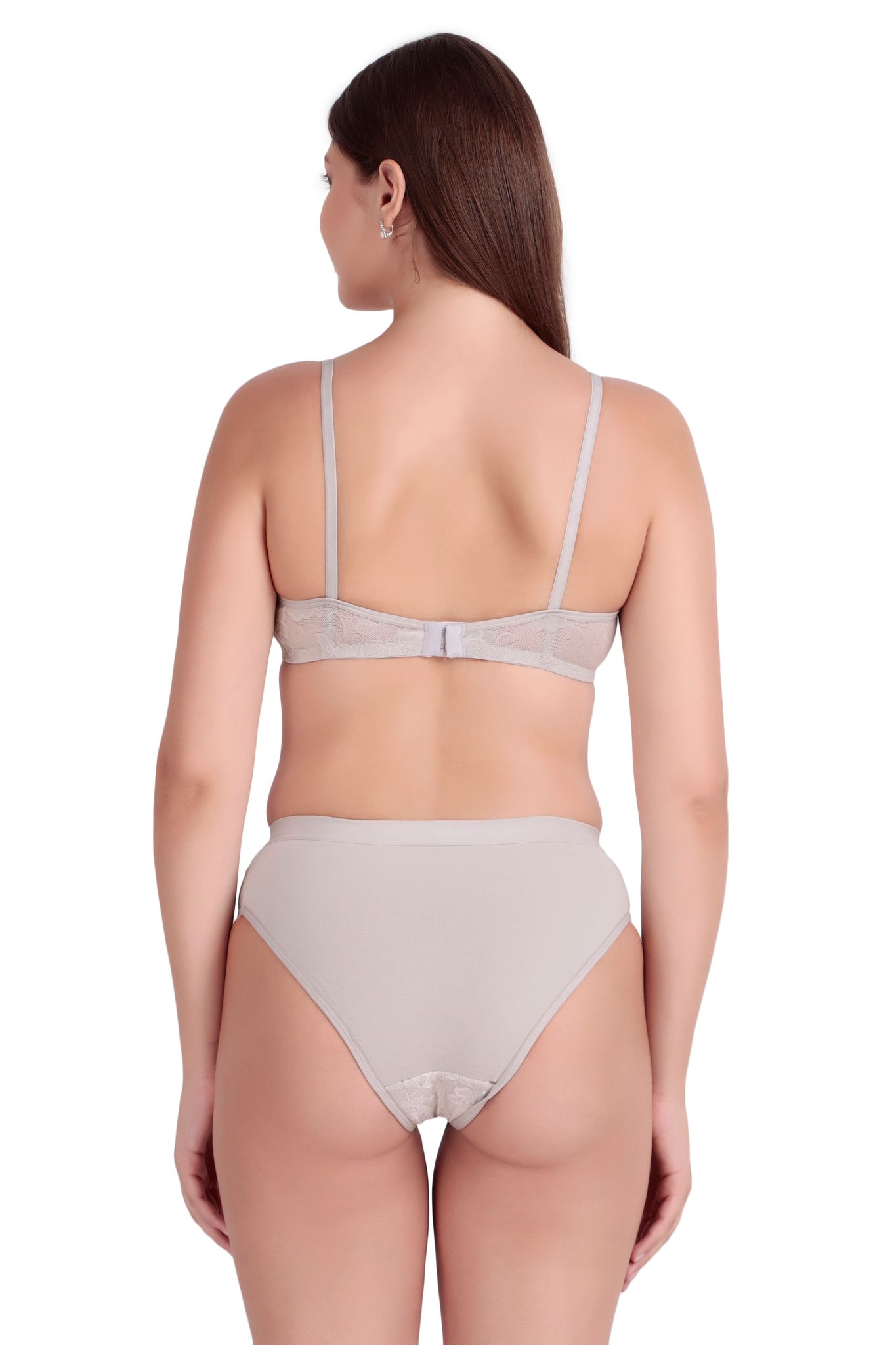 SVAHA Women’s Hosiery Net Bra & Panty Set Pack of 3 | Soft Stretch Lingerie Combo | Comfortable Everyday Innerwear for Women view 2