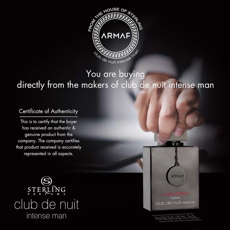 Armaf Club De Nuit Intense Man Eau De Parfum Limited Edition 105ml For Men view 2